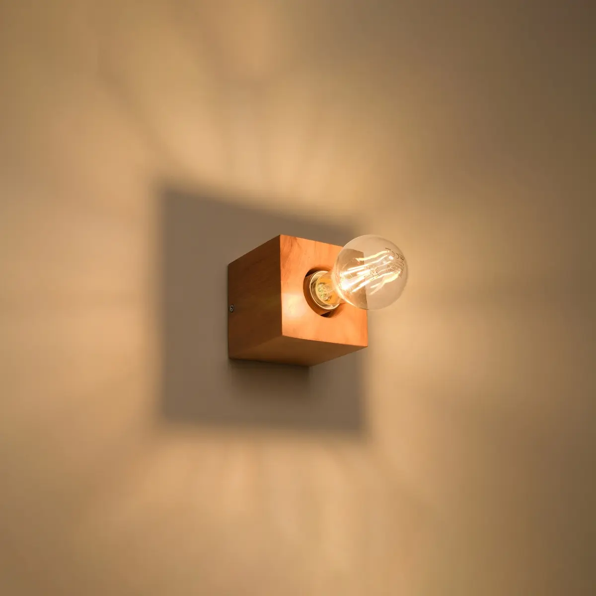 Kinkiet ARIZ naturalne drewno SL.0676 - Sollux Lighting - obrazek 4