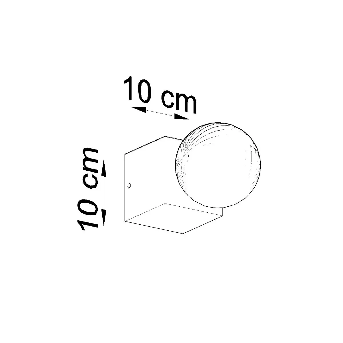 Kinkiet ARIZ beton SL.0682 - Sollux Lighting - obrazek 5