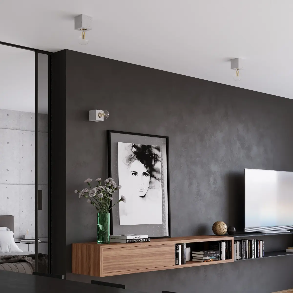 Kinkiet ARIZ beton SL.0682 - Sollux Lighting - obrazek 7
