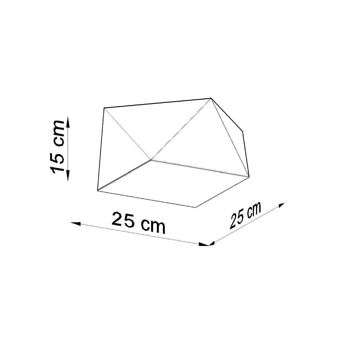 Plafon HEXA 25 cekin SL.0688 - Sollux Lighting - obrazek 5