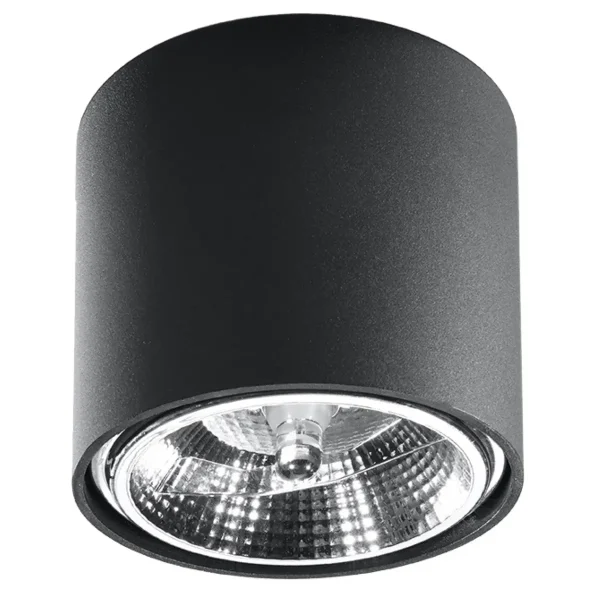 Plafon TIUBE czarny SL.0697 - Sollux Lighting