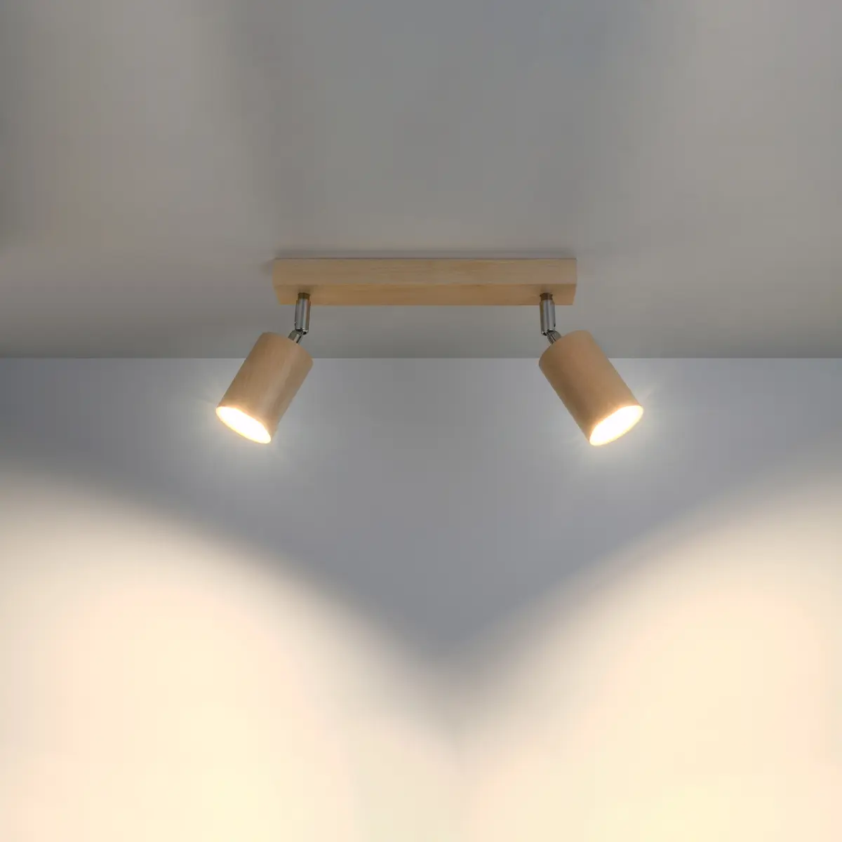 Plafon BERG 2 naturalne drewno SL.0702 - Sollux Lighting - obrazek 4