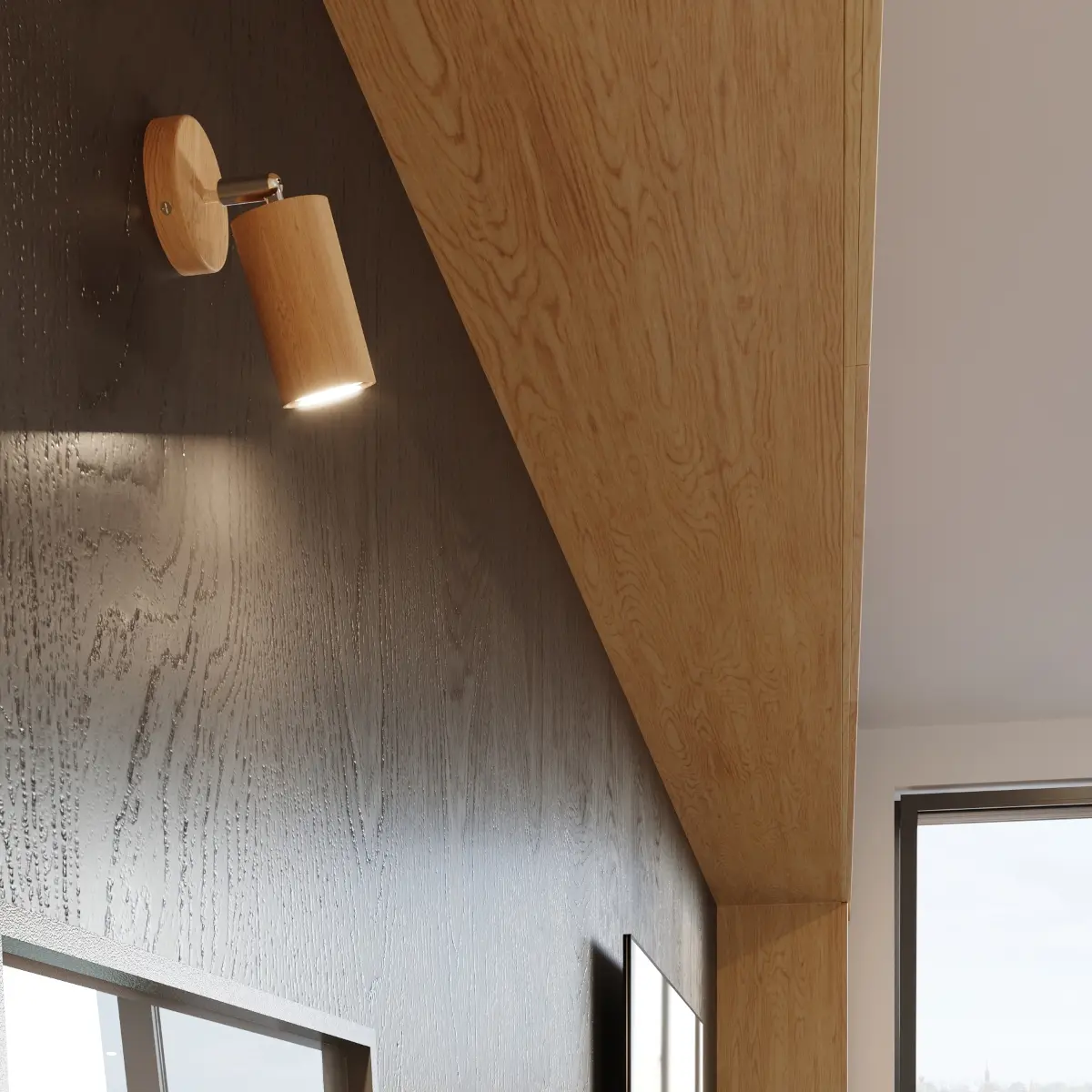 Plafon BERG 2 naturalne drewno SL.0702 - Sollux Lighting - obrazek 7