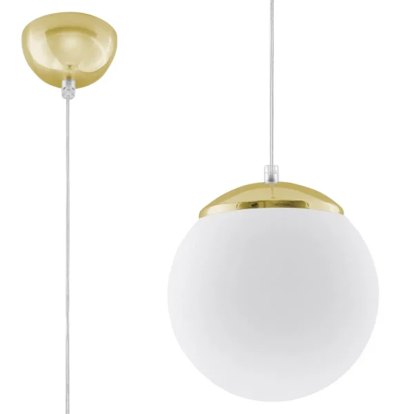 Lampa wisząca UGO 20 złota SL.0715 - Sollux Lighting