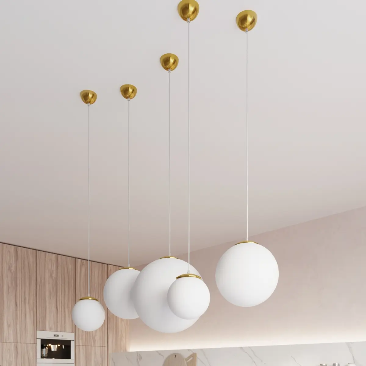 Lampa wisząca UGO 20 złota SL.0715 - Sollux Lighting - obrazek 7