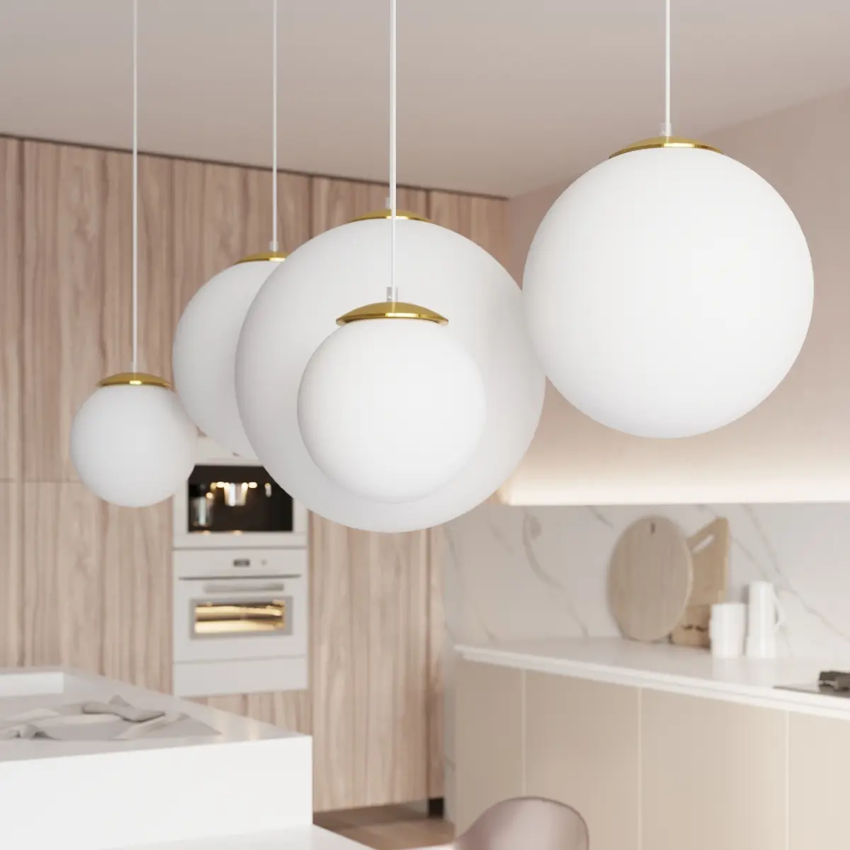 Lampa wisząca UGO 20 złota SL.0715 - Sollux Lighting - obrazek 9