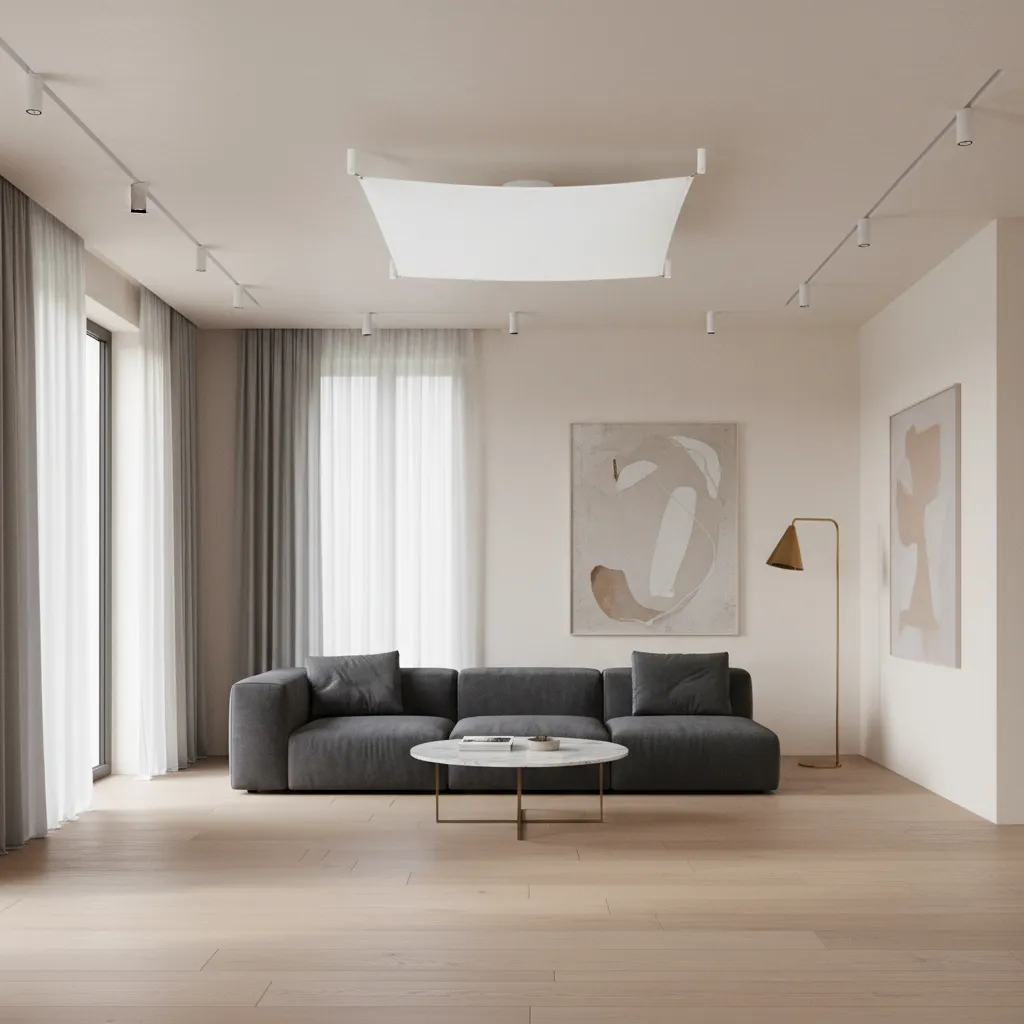 Plafon LUNA 1 biały SL.0737 - Sollux Lighting - obrazek 2