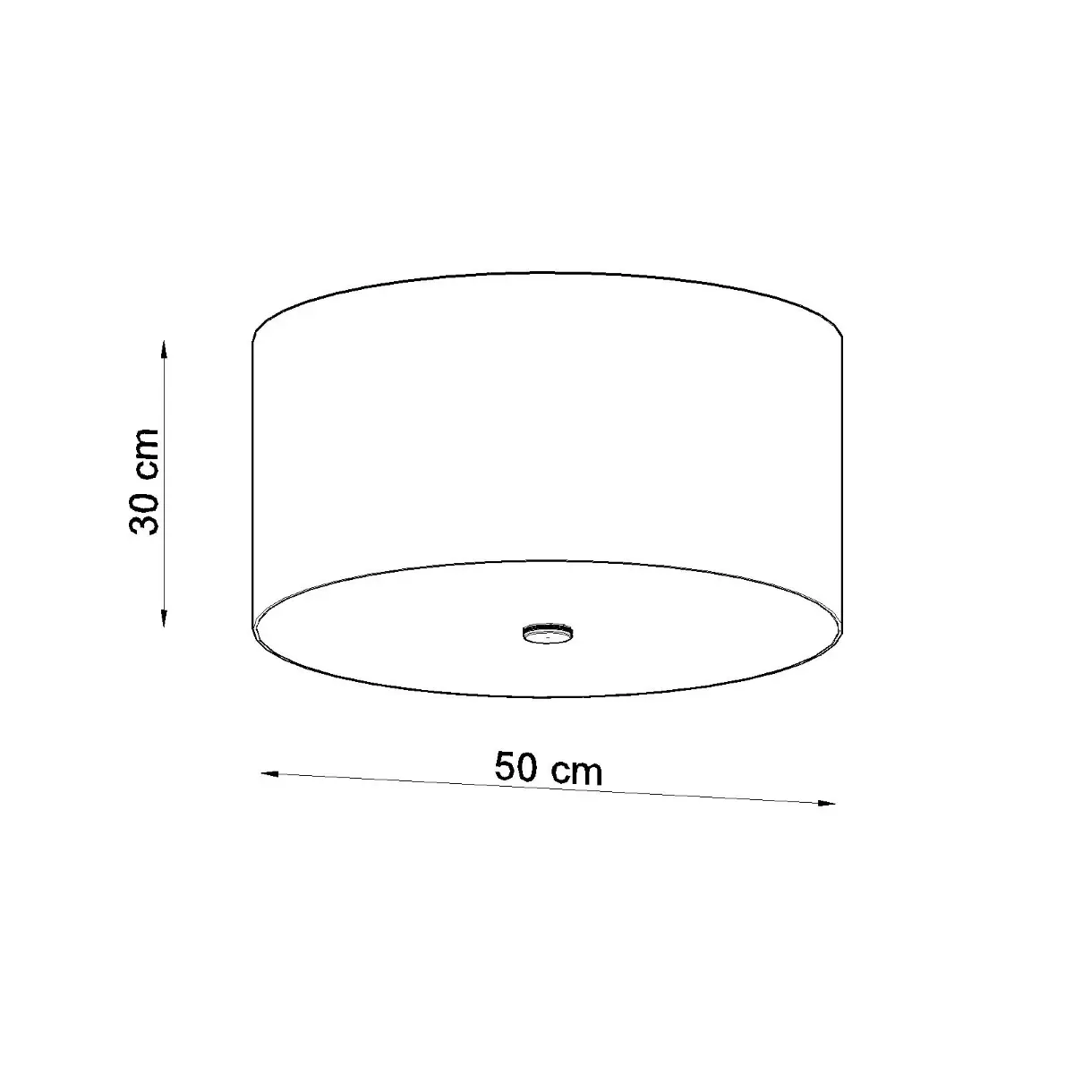Plafon OTTO 50 biały SL.0745 - Sollux Lighting - obrazek 5
