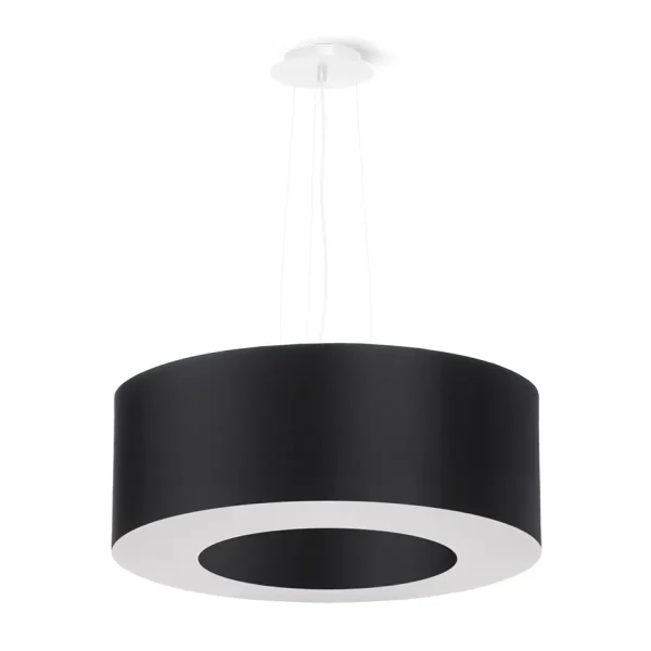 Żyrandol SATURNO 50 czarny SL.0748 - Sollux Lighting