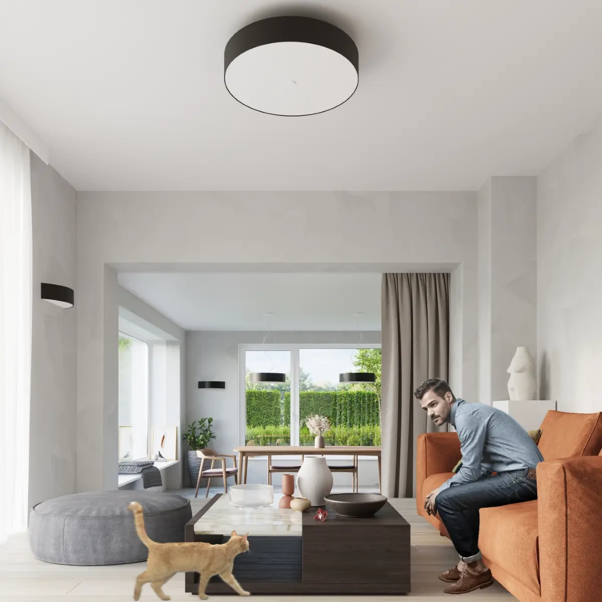 Plafon SKALA 30 czarny SL.0760 - Sollux Lighting - obrazek 8