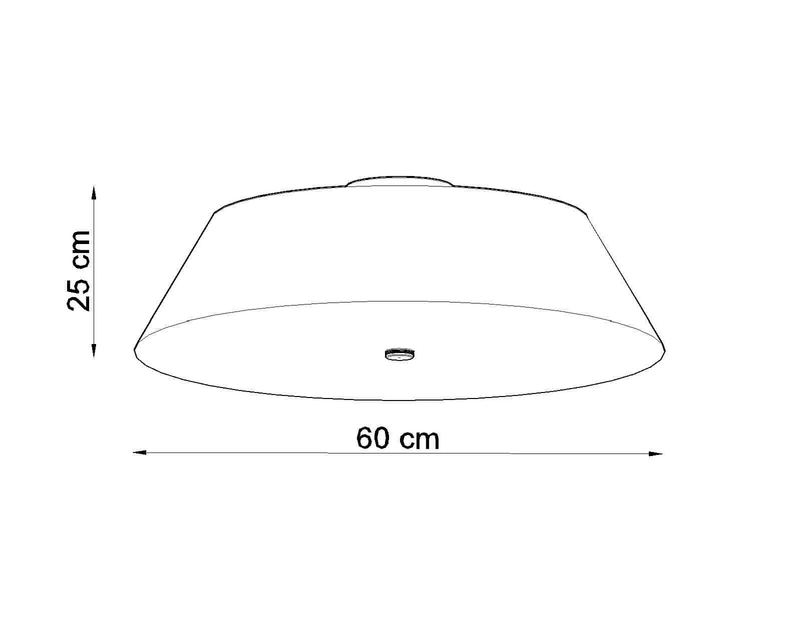 Plafon VEGA 60 czarny SL.0768 - Sollux Lighting - obrazek 5
