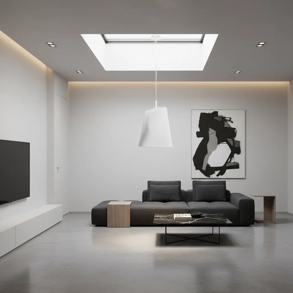 Żyrandol BLUM 1 biały SL.0769 - Sollux Lighting - obrazek 2