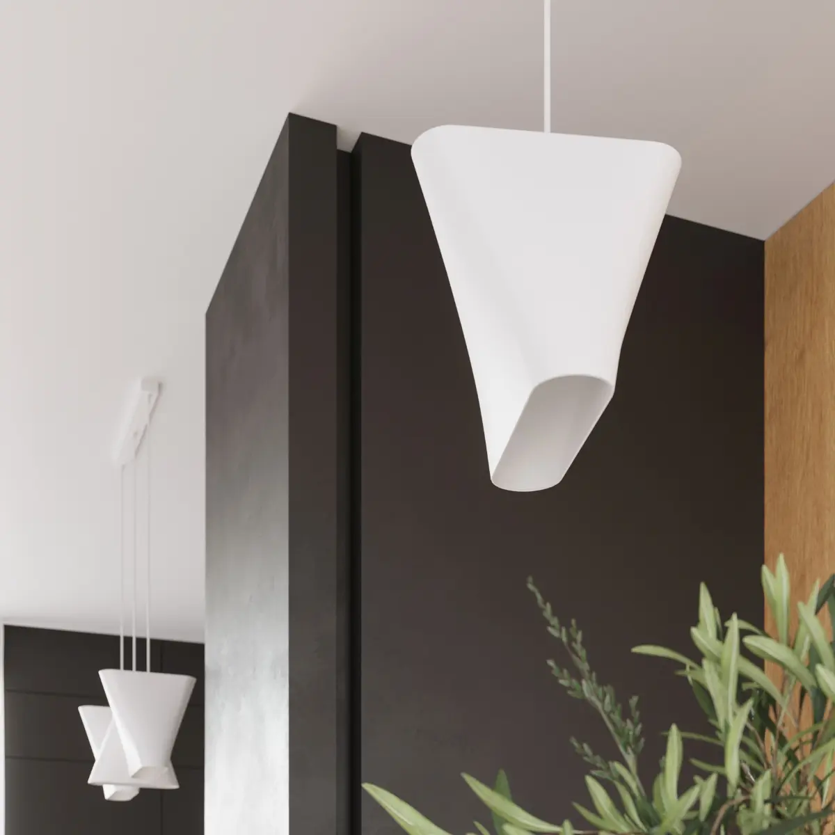 Żyrandol BLUM 1 biały SL.0769 - Sollux Lighting - obrazek 9