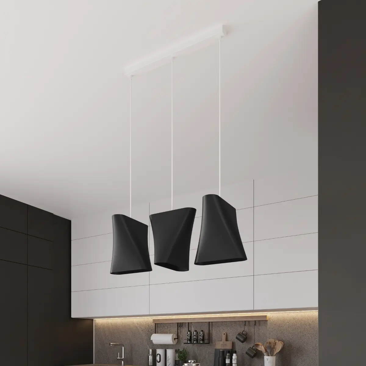Żyrandol BLUM 1 czarny SL.0770 - Sollux Lighting - obrazek 8