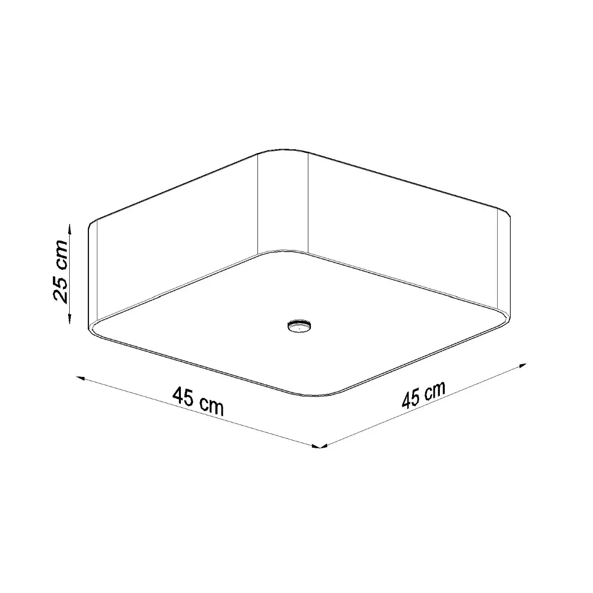 Plafon LOKKO 45 biały SL.0775 - Sollux Lighting - obrazek 5