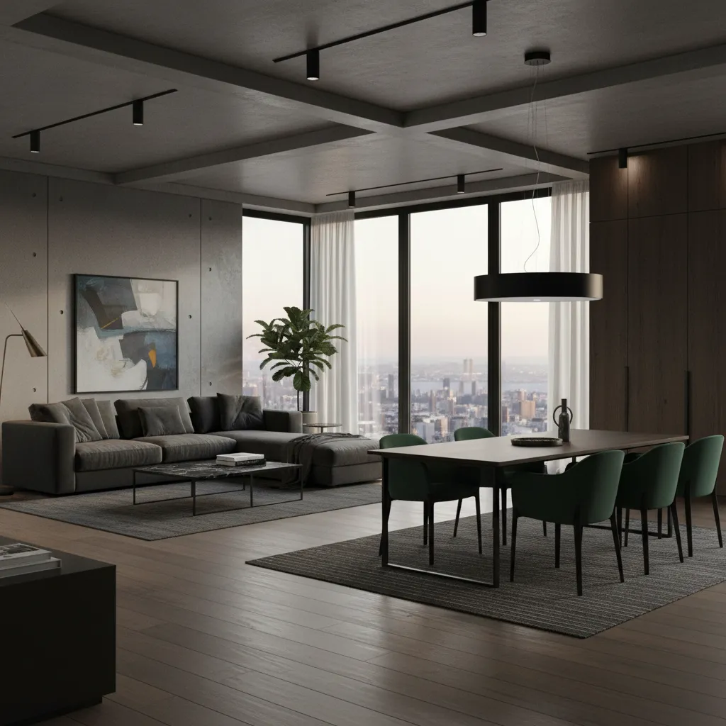 Żyrandol SKALA 70 czarny SL.0802 - Sollux Lighting - obrazek 2