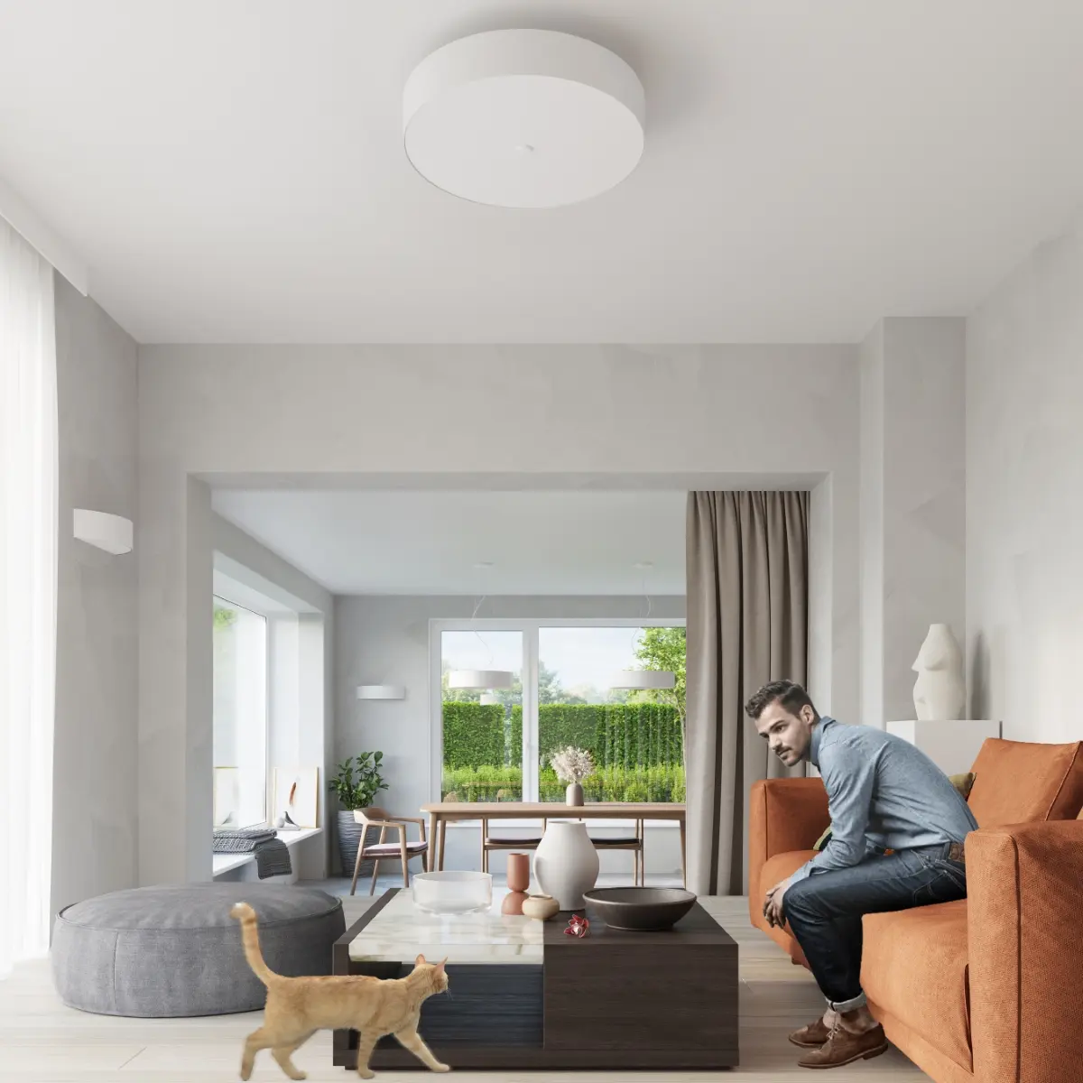Plafon SKALA 80 biały SL.0813 - Sollux Lighting - obrazek 8