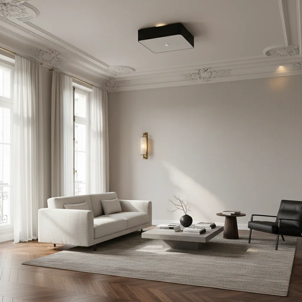 Plafon LOKKO 55 czarny SL.0826 - Sollux Lighting - obrazek 2