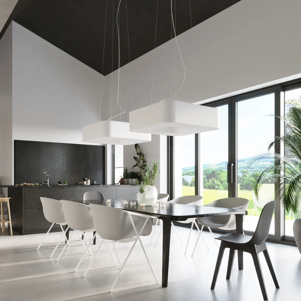 Żyrandol URANO 80 biały SL.0827 - Sollux Lighting - obrazek 7