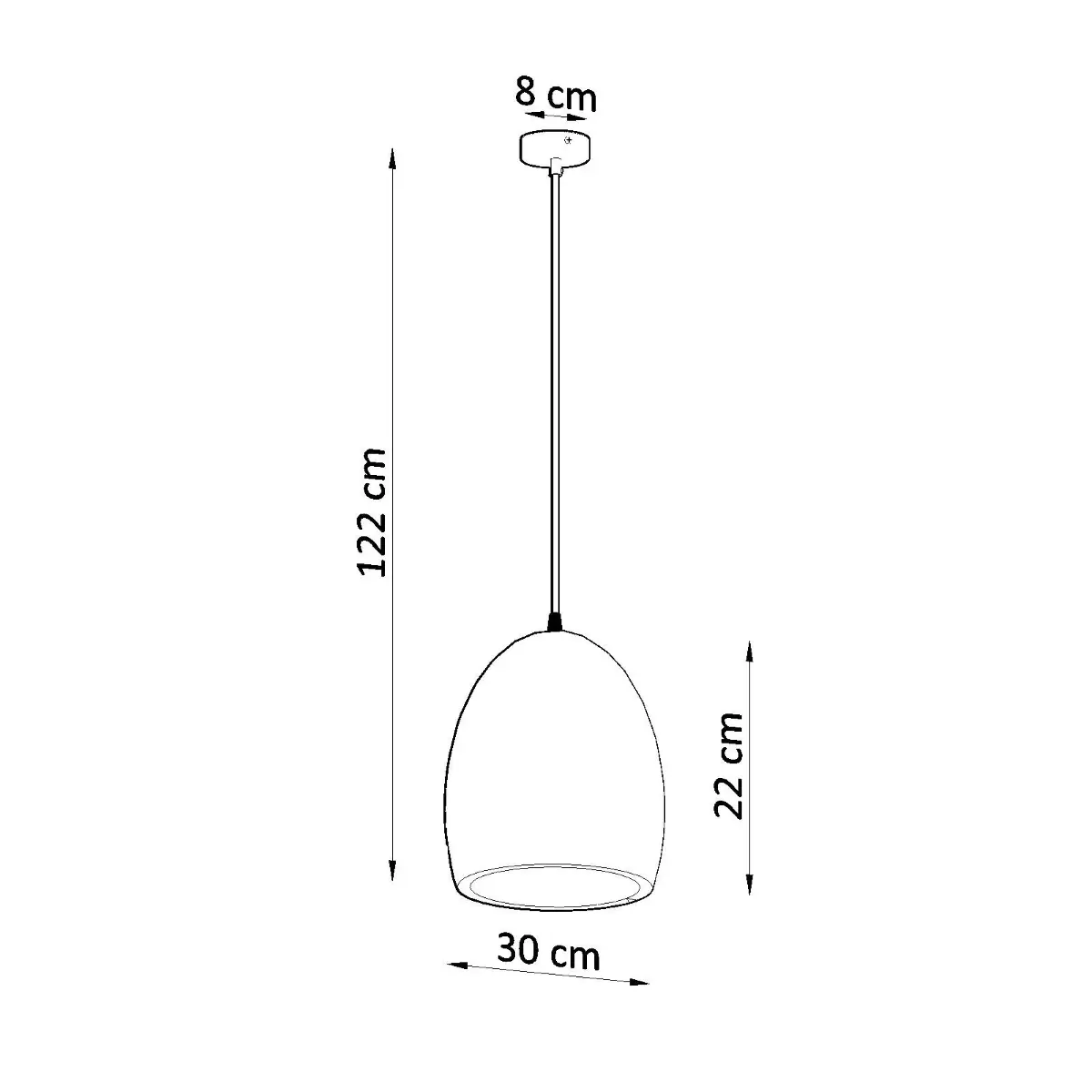 Lampa wisząca ceramiczna FLAWIUSZ SL.0848 - Sollux Lighting - obrazek 5