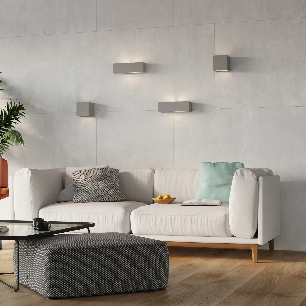 Kinkiet ceramiczny VEGA szary SL.0877 - Sollux Lighting - obrazek 7