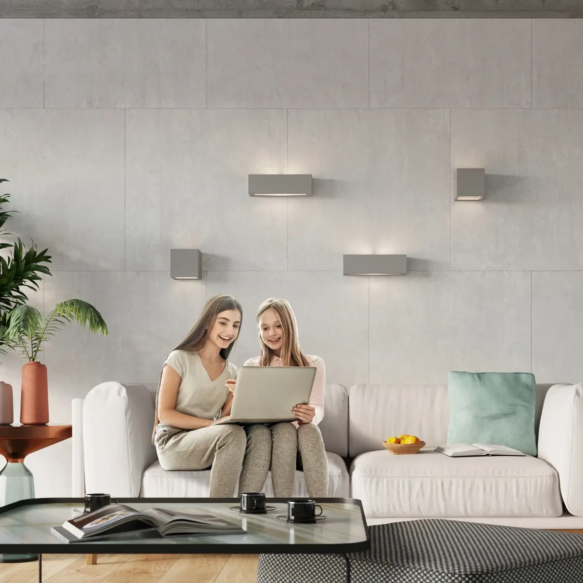Kinkiet ceramiczny VEGA szary SL.0877 - Sollux Lighting - obrazek 8
