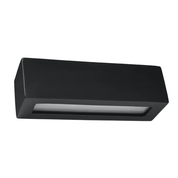 Kinkiet ceramiczny VEGA czarny SL.0878 - Sollux Lighting