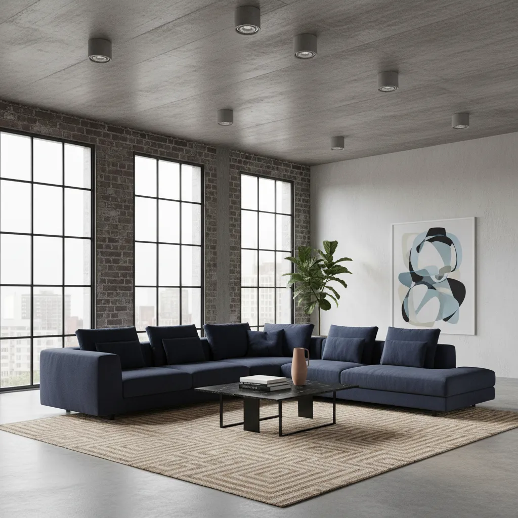 Plafon BASIC 1 beton SL.0881 - Sollux Lighting - obrazek 2