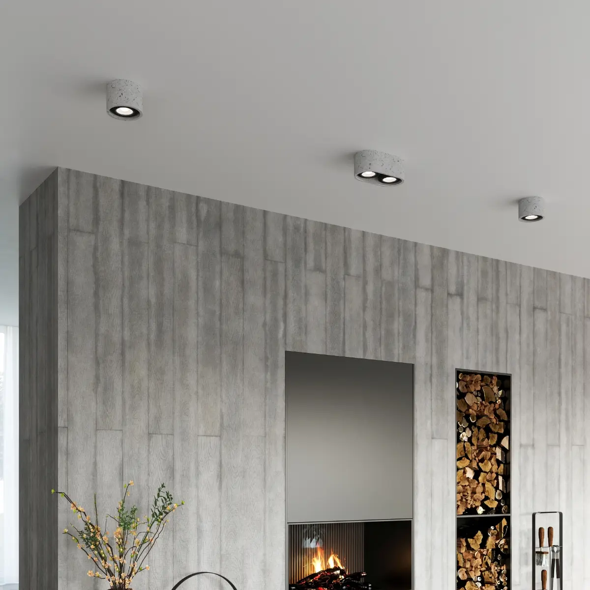 Plafon BASIC 1 beton SL.0881 - Sollux Lighting - obrazek 7
