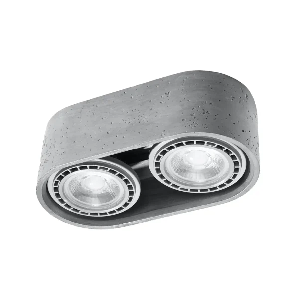Plafon BASIC 2 beton SL.0882 - Sollux Lighting