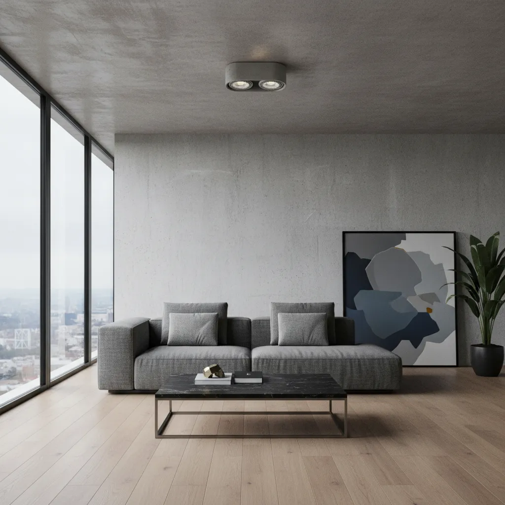 Plafon BASIC 2 beton SL.0882 - Sollux Lighting - obrazek 2