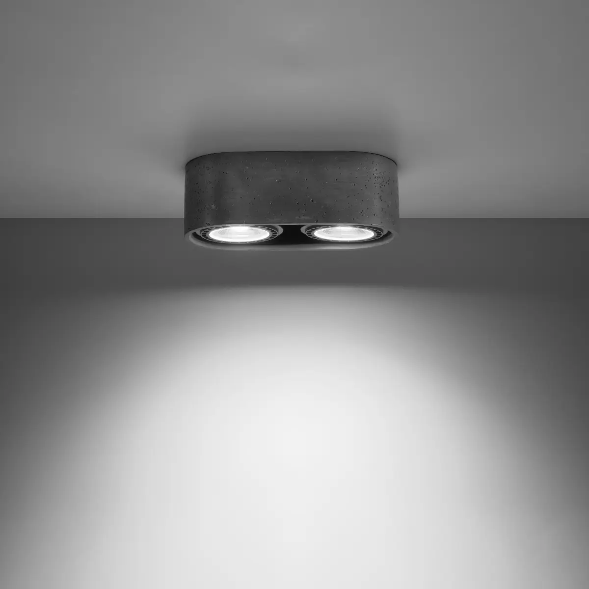Plafon BASIC 2 beton SL.0882 - Sollux Lighting - obrazek 4