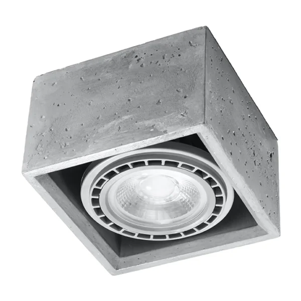 Plafon QUATRO 1 beton SL.0883 - Sollux Lighting