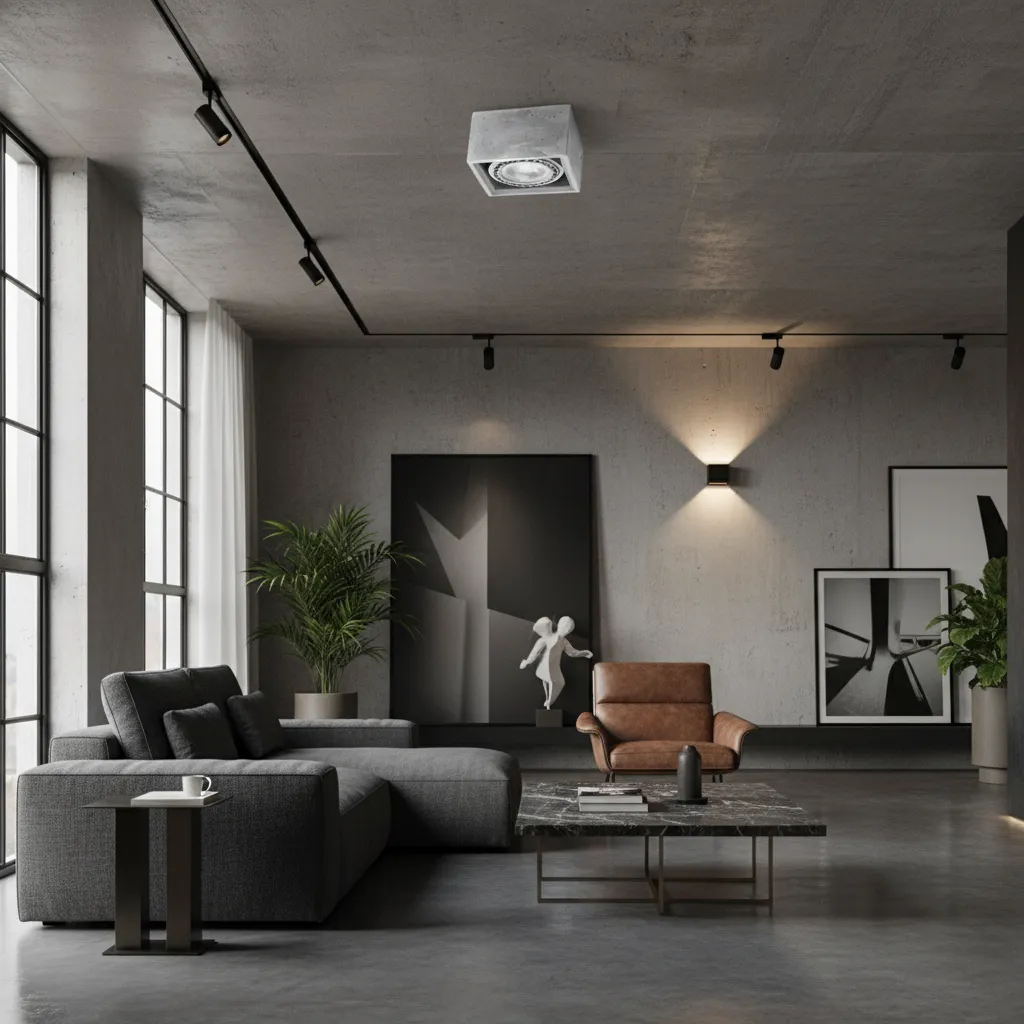 Plafon QUATRO 1 beton SL.0883 - Sollux Lighting - obrazek 2
