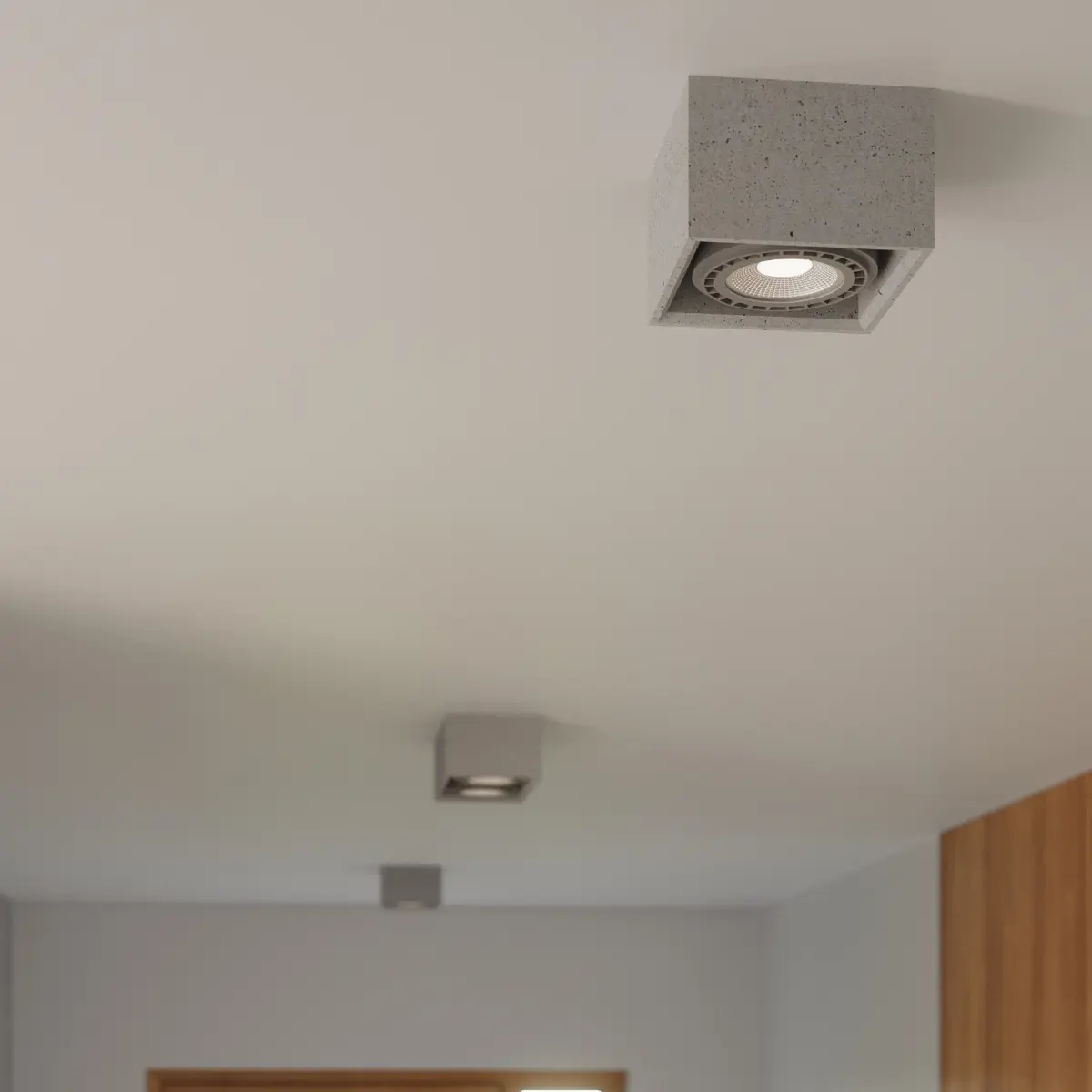 Plafon QUATRO 1 beton SL.0883 - Sollux Lighting - obrazek 9