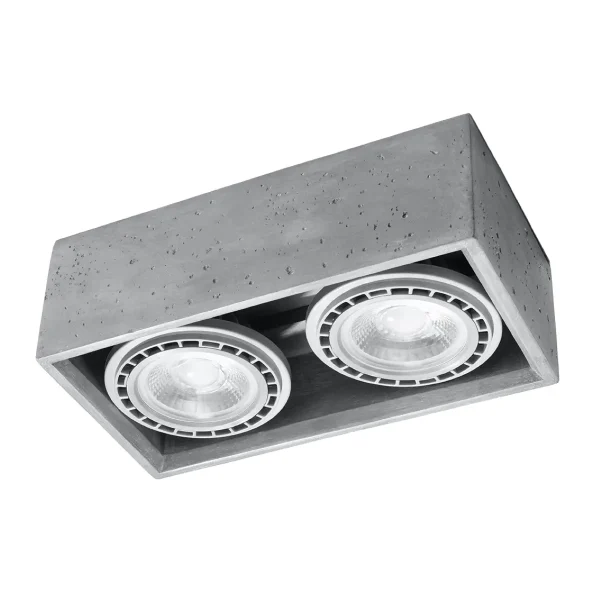 Plafon QUATRO 2 beton SL.0884 - Sollux Lighting