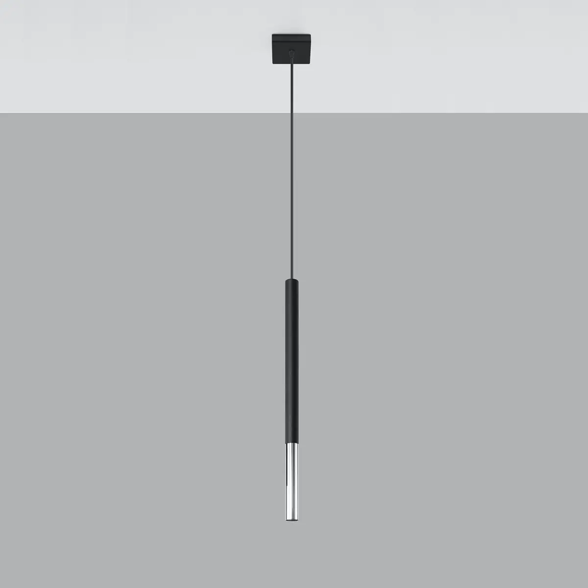 Lampa wisząca MOZAICA 1 czarny/chrom SL.0885 - Sollux Lighting - obrazek 3