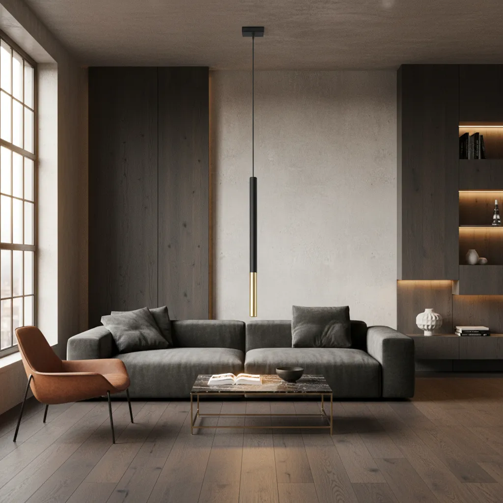 Lampa wisząca MOZAICA 1 czarny/złoto SL.0891 - Sollux Lighting - obrazek 2