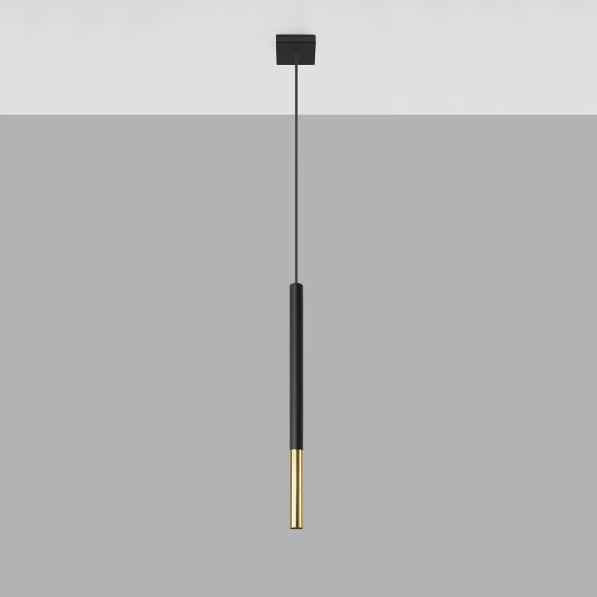 Lampa wisząca MOZAICA 1 czarny/złoto SL.0891 - Sollux Lighting - obrazek 3