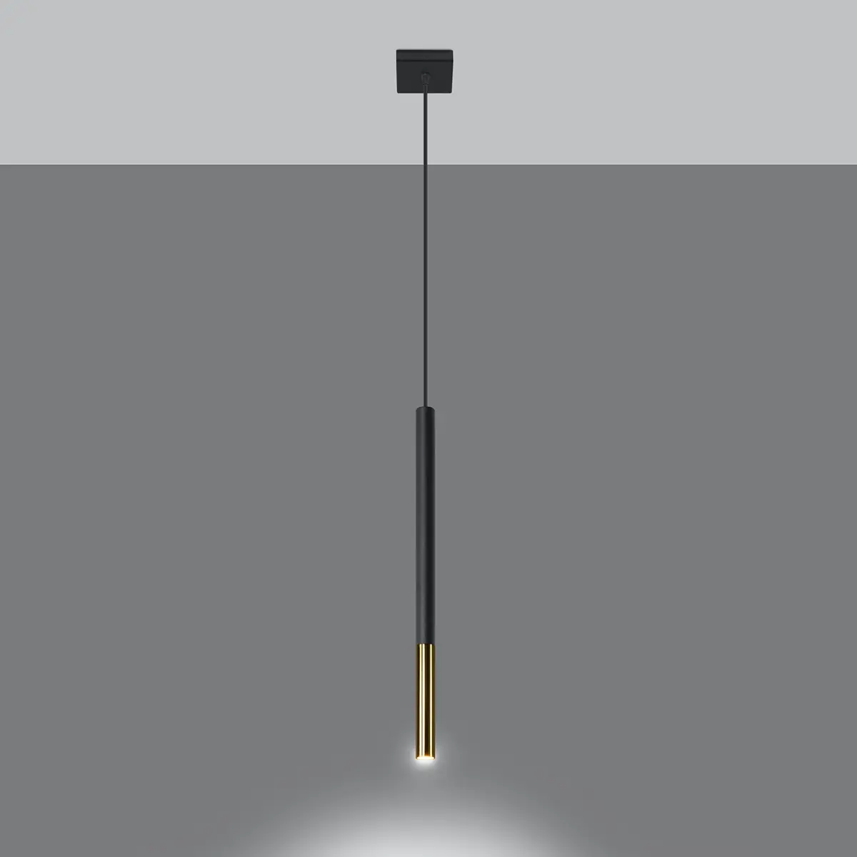 Lampa wisząca MOZAICA 1 czarny/złoto SL.0891 - Sollux Lighting - obrazek 4