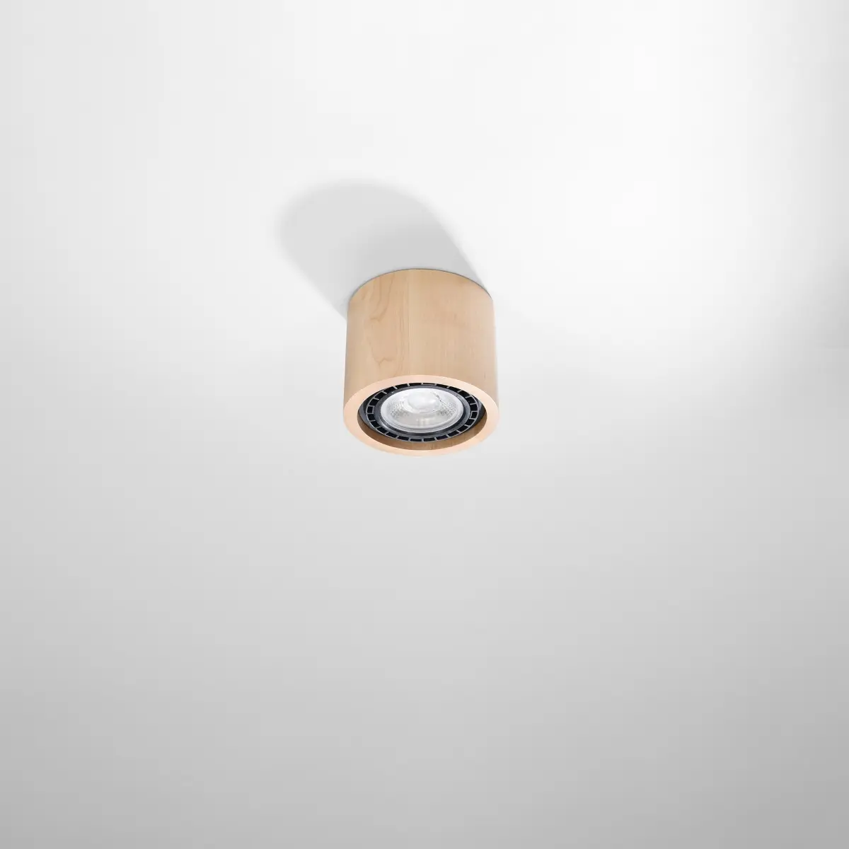 Plafon BASIC 1 naturalne drewno SL.0913 - Sollux Lighting - obrazek 3
