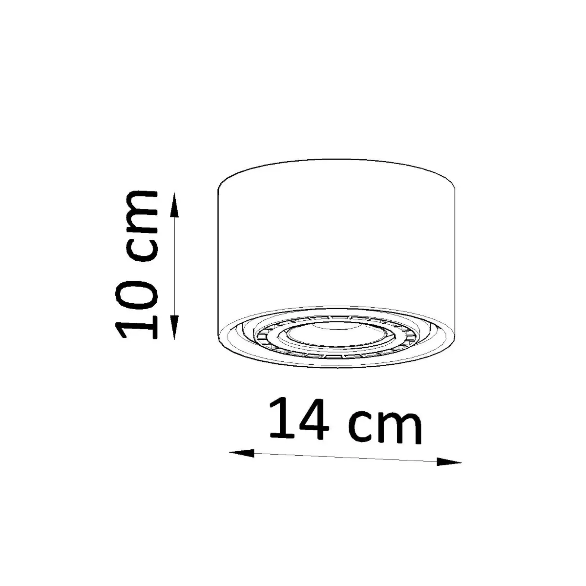 Plafon BASIC 1 naturalne drewno SL.0913 - Sollux Lighting - obrazek 5