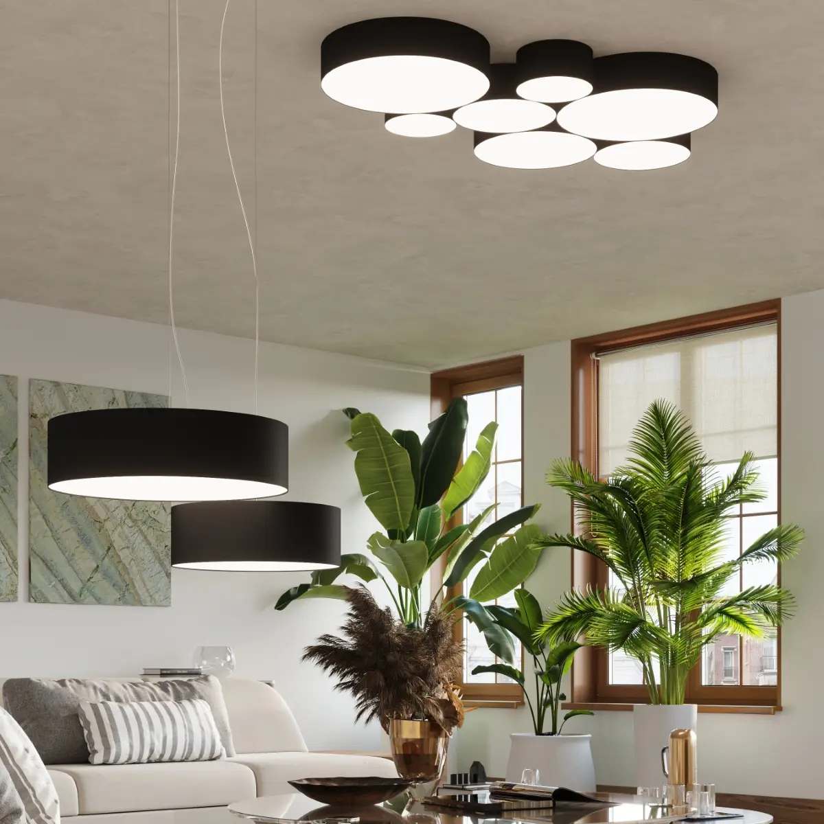 Plafon ARENA 55 czarny SL.0917 - Sollux Lighting - obrazek 9