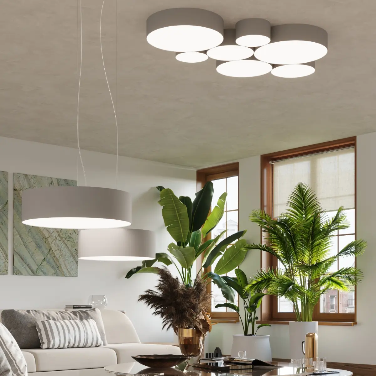 Plafon ARENA 55 szary SL.0918 - Sollux Lighting - obrazek 9