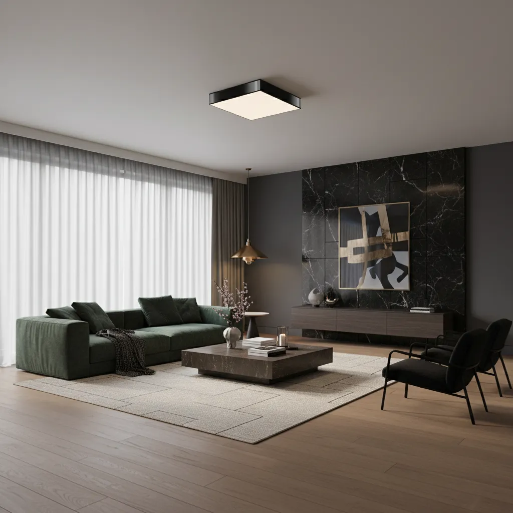 Plafon HORUS 55 czarny SL.0920 - Sollux Lighting - obrazek 2