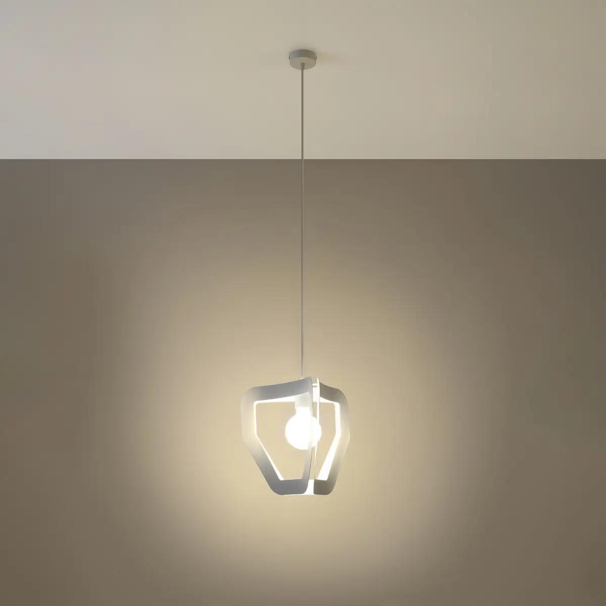 Lampa wisząca TRES biała SL.0929 - Sollux Lighting - obrazek 4