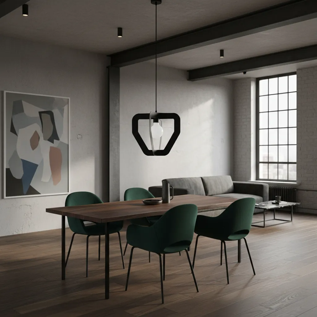 Lampa wisząca TRES czarna SL.0930 - Sollux Lighting - obrazek 2