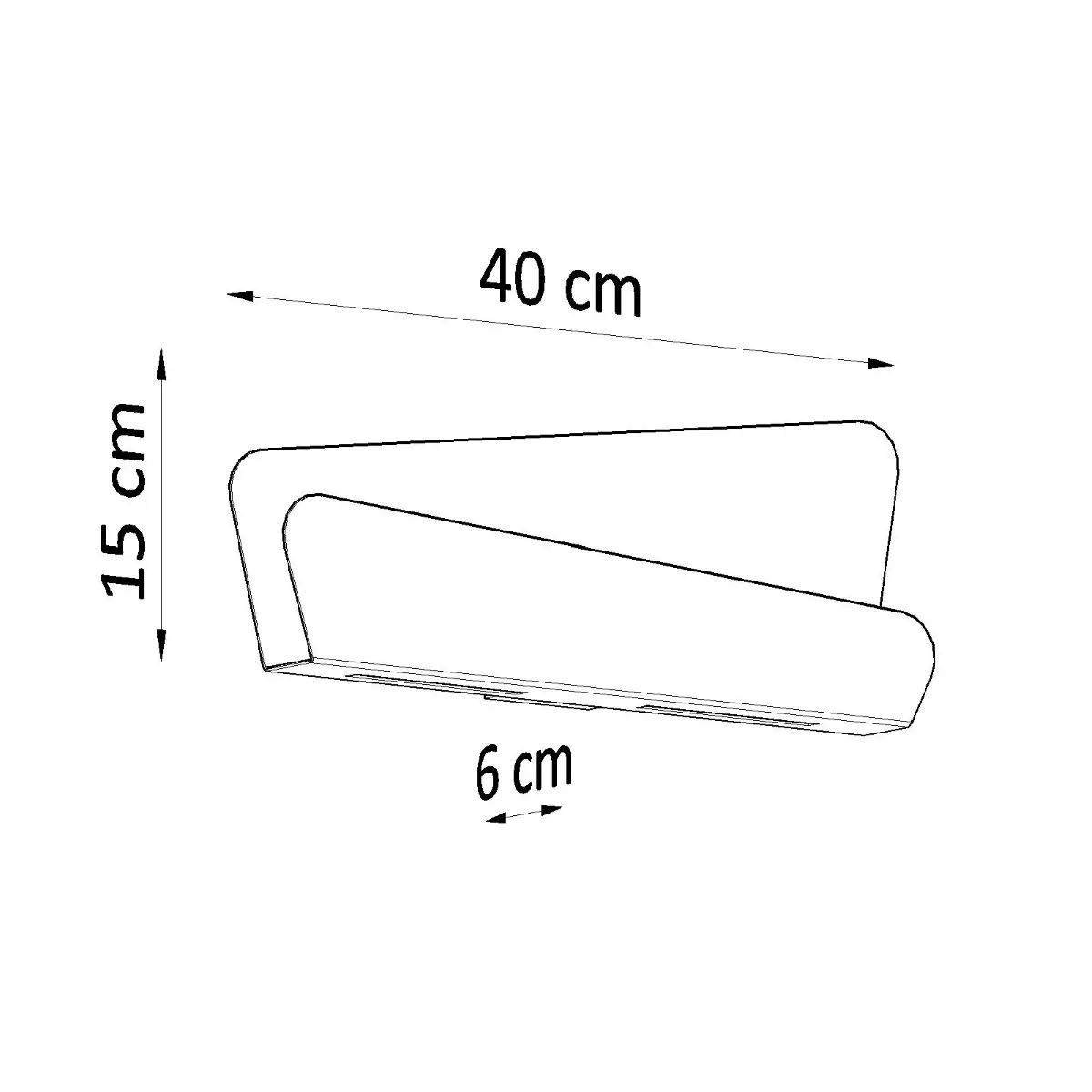Kinkiet BASCIA biały SL.0932 - Sollux Lighting - obrazek 5