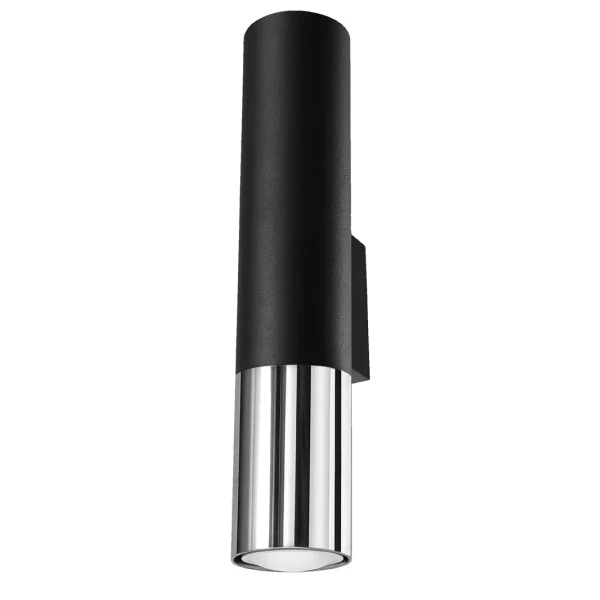 Kinkiet LOOPEZ czarny/chrom SL.0938 - Sollux Lighting