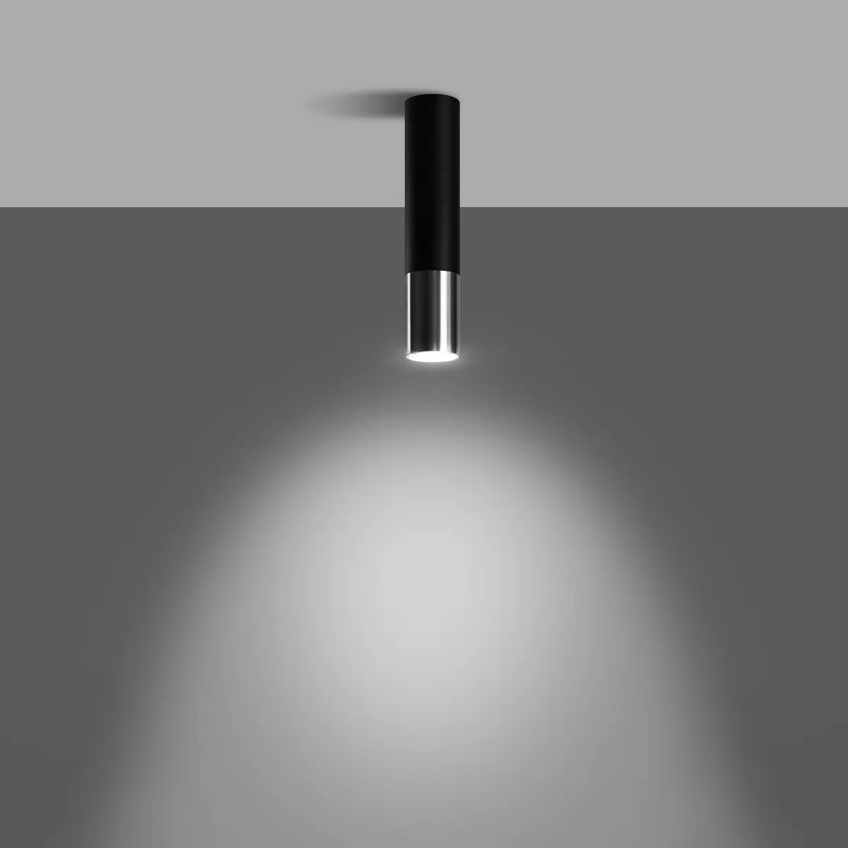 Plafon LOOPEZ czarny/chrom SL.0939 - Sollux Lighting - obrazek 4